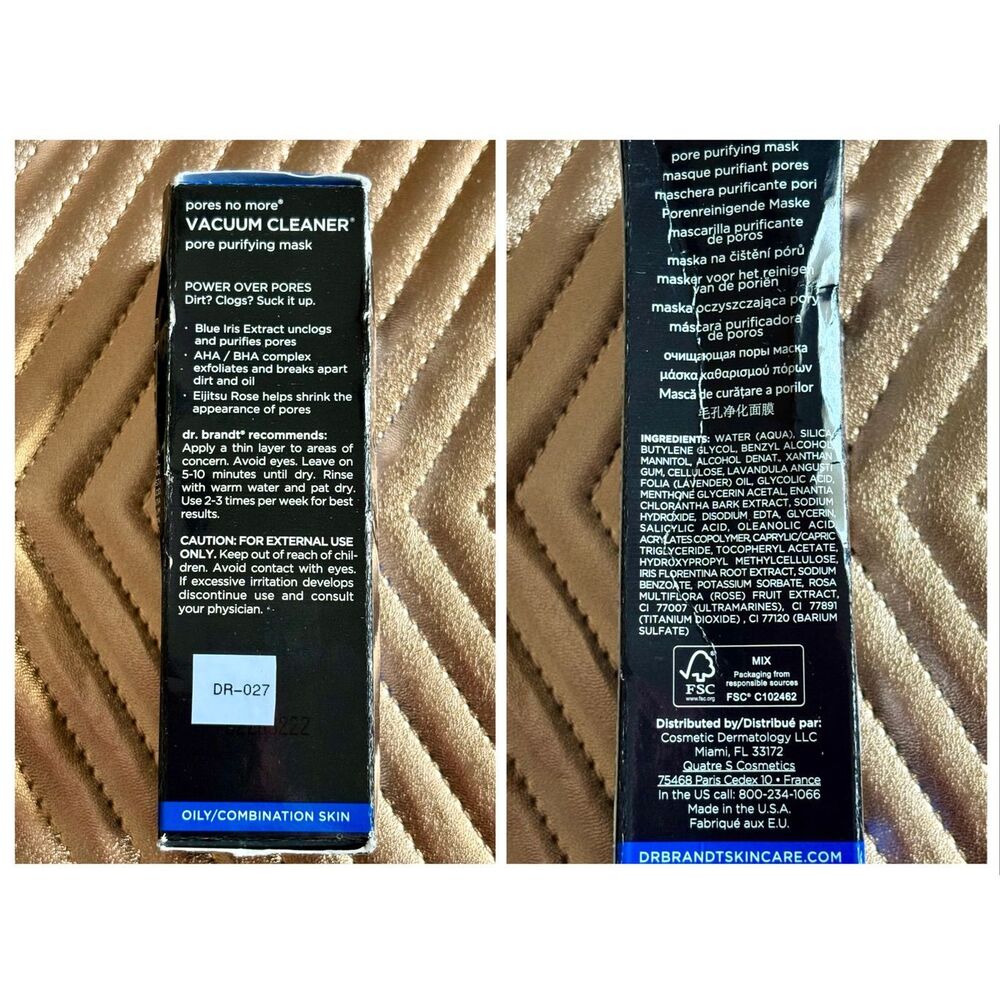 DR. BRANDT - NWTIB - Pores No More Vacuum Cleaner Pore Purifying Mask, 1 oz - Picture 12 of 12